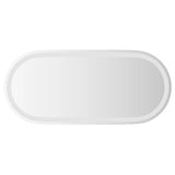 Vidaxx Badezimmerspiegel LED oval 80x35 cm