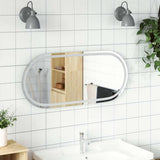 VidaXL Badezimmerspiegel LED oval 100x45 cm