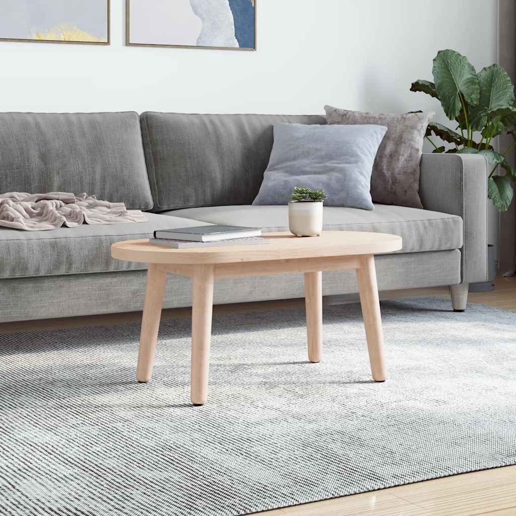 Vidaxl tafelblad 80x40x2,5 cm massief grenenhout ovaal