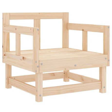 Vidaxl tuinstoelen 2 st massief grenenhout
