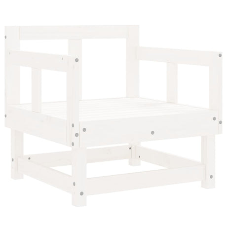 Vidaxl tuinstoelen 2 st massief grenenhout wit