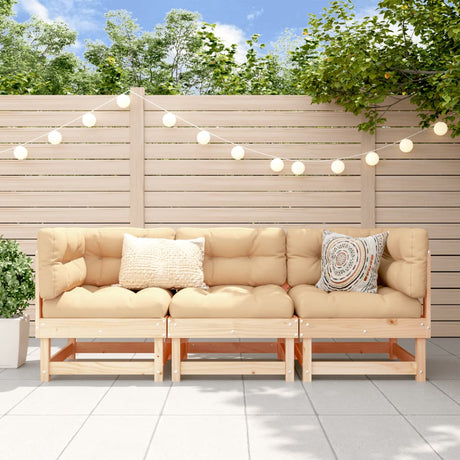 Vidaxl 3-delige loungeset massief grenenhout
