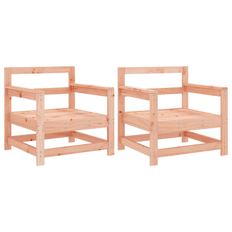 Vidaxl tuinstoelen 2 st massief douglashout