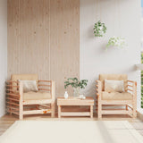 Vidaxl tuinstoelen 2 st massief grenenhout
