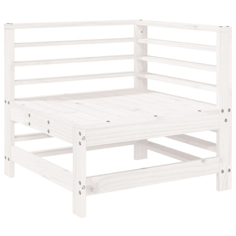 Vidaxl 3-delige loungeset massief grenenhout wit