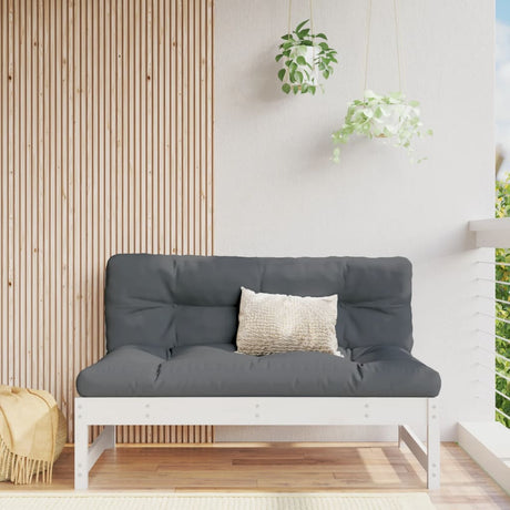 Vidaxl tuinmiddenbank 120x80 cm massief grenenhout wit