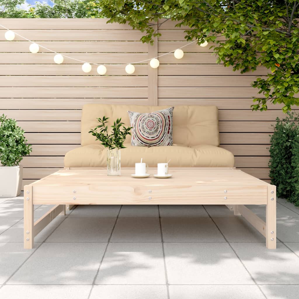 Vidaxl tuinvoetenbank 120x80 cm massief grenenhout