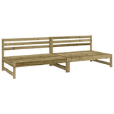 Vidaxl tuinmiddenbanken 2 st 120x80 cm geïmpregneerd grenenhout