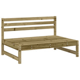 Vidaxl tuinmiddenbanken 2 st 120x80 cm geïmpregneerd grenenhout