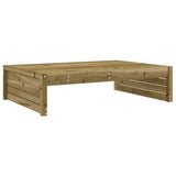 Vidaxl tuinvoetenbank 120x80 cm geïmpregneerd grenenhout