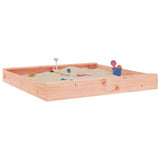 VidaXL Sandkasten mit quadratischen Bänken aus massivem Douglasienholz