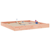 VidaXL Sandkasten mit quadratischen Bänken aus massivem Douglasienholz