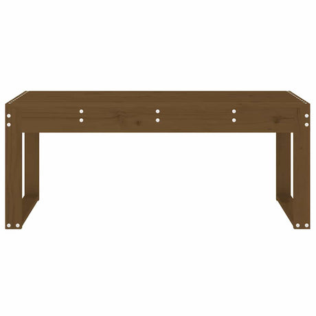 Vidaxl tuinbank 110x38x45 cm massief grenenhout honingbruin