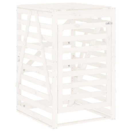 Vidaxx Containeraufbewahrung 84x90x128,5 cm massives Kiefernholz weiß
