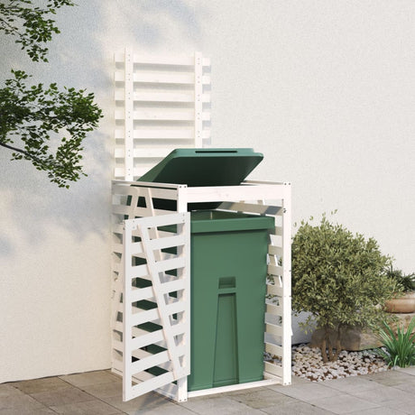 Vidaxx Containeraufbewahrung 84x90x128,5 cm massives Kiefernholz weiß