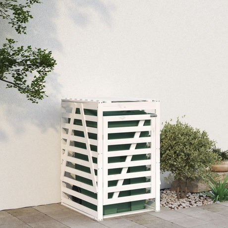 Vidaxx Containeraufbewahrung 84x90x128,5 cm massives Kiefernholz weiß