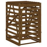 Vidaxx Containeraufbewahrung 84x90x128,5 cm massives Kiefernholz honigbraun