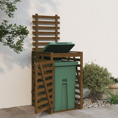 Vidaxx Containeraufbewahrung 84x90x128,5 cm massives Kiefernholz honigbraun