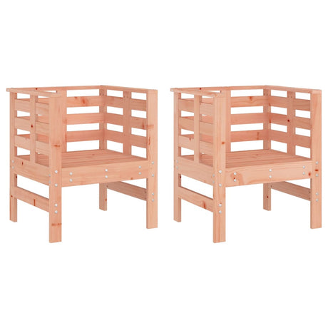 Vidaxl tuinstoelen 2 st 61,5x53x71 cm massief douglashout
