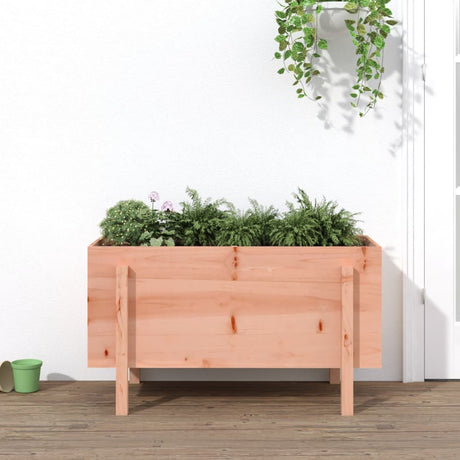 VidaXL Pflanzgefäß erhöht 101x50x57 cm aus massivem Douglasienholz