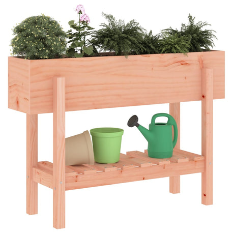 Vidaxx erhöhter Pflanzkasten 101x30x69 cm aus massivem Douglas-Holz