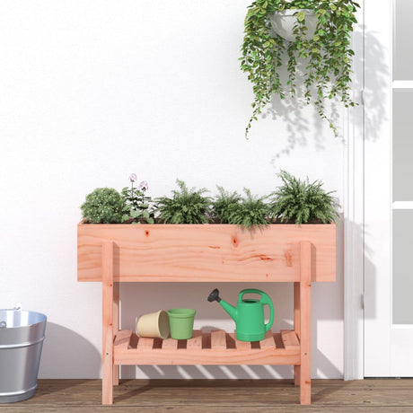 Vidaxx erhöhter Pflanzkasten 101x30x69 cm aus massivem Douglas-Holz