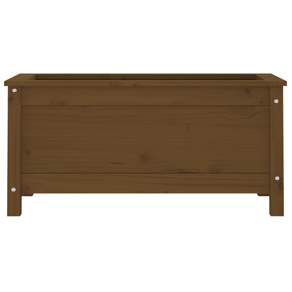 Vidaxx Pflanzgefäß 82,5x40x39 cm massives Kiefernholz honigbraun