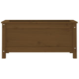 Vidaxx Pflanzgefäß 82,5x40x39 cm massives Kiefernholz honigbraun