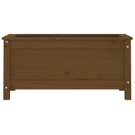Vidaxx Pflanzgefäß 82,5x40x39 cm massives Kiefernholz honigbraun