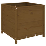 Vidaxx Pflanzgefäß 82,5x82,5x78 cm massives Kiefernholz honigbraun