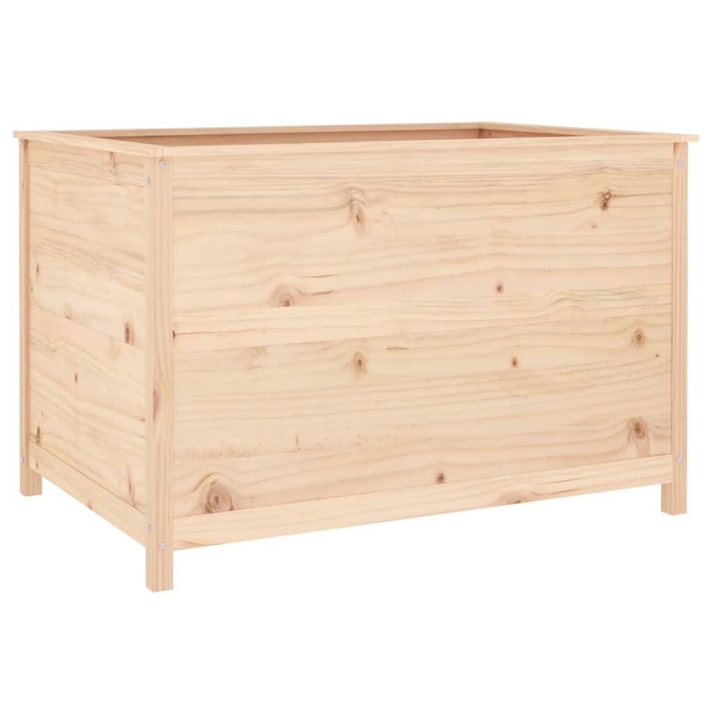 Vidaxx Pflanzgefäß erhöht 119,5x82,5x78 cm aus massivem Kiefernholz