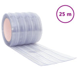 Vidaxx Türvorhang 200x1,6 mm 25 m PVC transparent