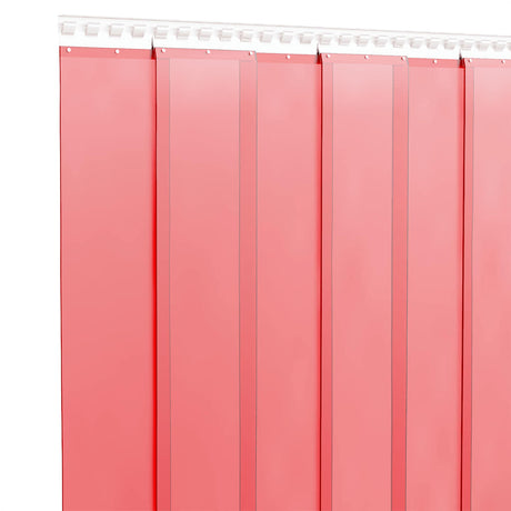 Vidaxx Türvorhang 200x1,6 mm 25 m PVC rot