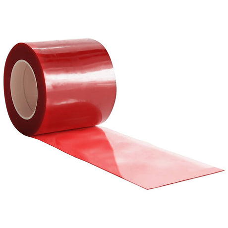 Vidaxx Türvorhang 200x1,6 mm 25 m PVC rot