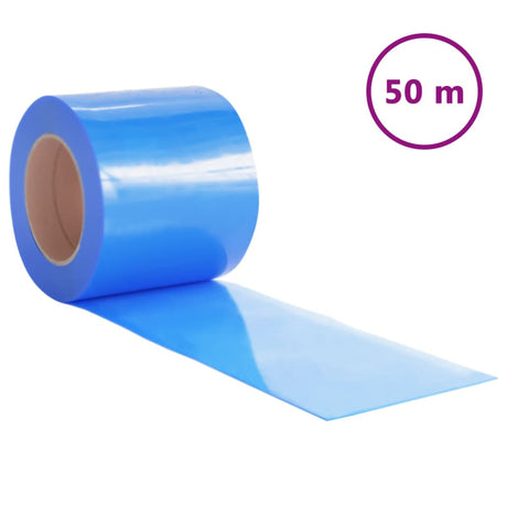 VidaXL Türvorhang 200x1,6 mm 50 m PVC blau