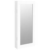 Vidaxx Schmuckschrank mit Spiegel zur Wandmontage 30x8,5x67 cm weiß
