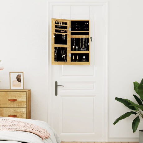 Vidaxx Schmuckschrank mit Spiegel zur Wandmontage 30x8,5x67 cm