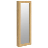 Vidaxx Schmuckschrank mit Spiegel zur Wandmontage 30x8,5x90 cm weiß