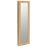 Vidaxx Schmuckschrank mit Spiegel zur Wandmontage 30x8,5x106 cm