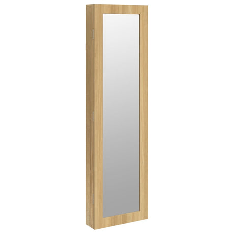 Vidaxx Schmuckschrank mit Spiegel zur Wandmontage 30x8,5x106 cm