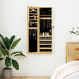 Vidaxx Schmuckschrank mit Spiegel zur Wandmontage 30x8,5x106 cm