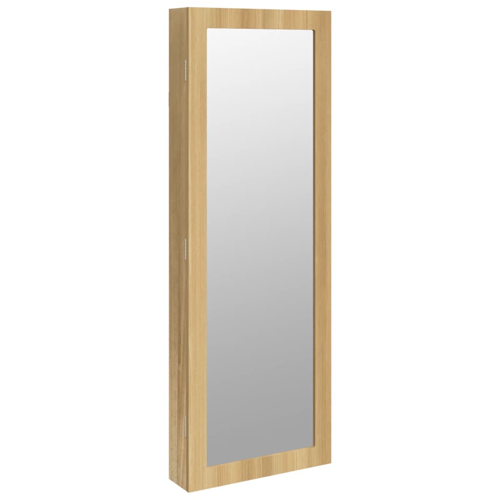 Vidaxx Schmuckschrank mit Spiegel zur Wandmontage 37,5x10x106 cm