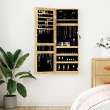 Vidaxx Schmuckschrank mit Spiegel zur Wandmontage 37,5x10x106 cm
