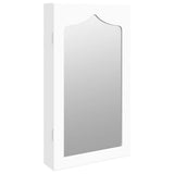 Vidaxx Schmuckschrank mit Spiegel zur Wandmontage 37,5x10x67 cm weiß