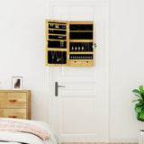 Vidaxx Schmuckschrank mit Spiegel und LED-Wandmontage