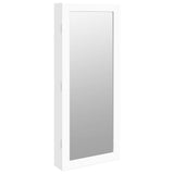 Vidaxx Schmuckschrank mit Spiegel und LED-Wandmontage weiß