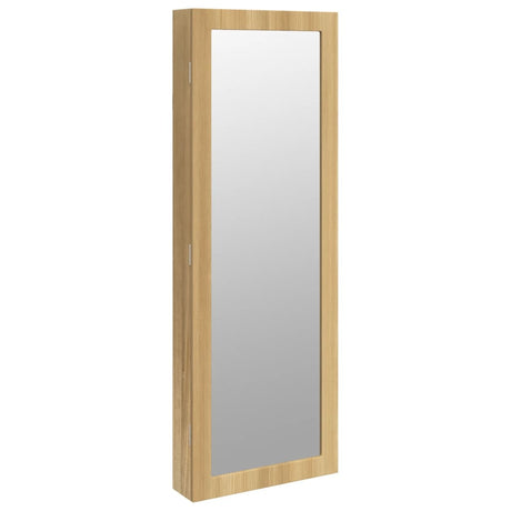 Vidaxx Schmuckschrank mit Spiegel und LED-Wandmontage