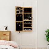 Vidaxx Schmuckschrank mit Spiegel und LED-Wandmontage