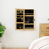 Vidaxx Schmuckschrank mit Spiegel und LED-Wandmontage