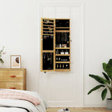 Vidaxx Schmuckschrank mit Spiegel und LED-Wandmontage